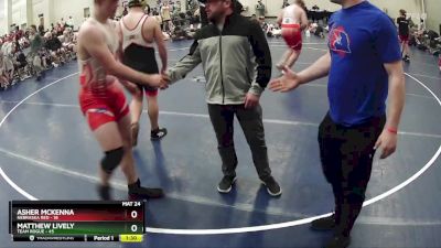 220 lbs Semis & 1st Wrestleback (8 Team) - Matthew Lively, Team Rogue vs Asher McKenna, Nebraska Red