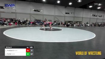 110 lbs Rr Rnd 2 - Lindlee Hubbard, Mean Girls vs Jadyn Roller, OK Supergirls Black