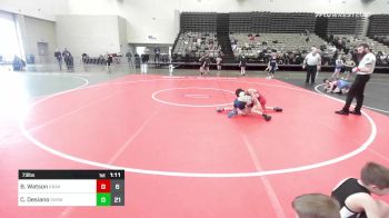 73 lbs Rr Rnd 7 - Brady Watson, Kraken Elem Elite vs Cole Desiano, Steel Valley Knights