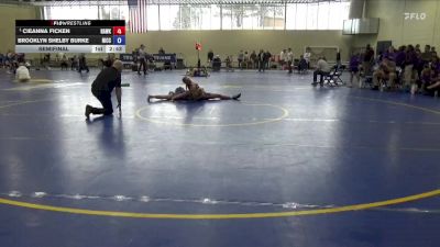 131 lbs Semifinal - Cieanna Ficken, Hawkeye Community College vs Brooklyn Shelby Burke, North Iowa Area CC