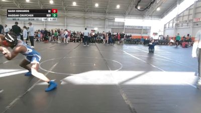 120 lbs Finals (2 Team) - Nash Edwards, Warner Elite vs Hassan Crutcher, West Geauga Wolverines