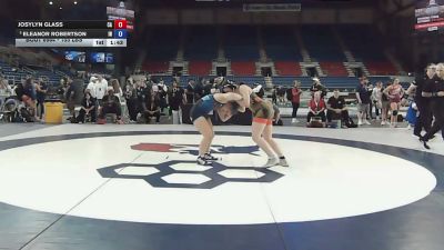 155 lbs 7th Place Match - Josylyn Glass, California vs Eleanor Robertson, Indiana