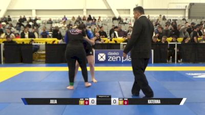 KATERINA ASIMINA KALIVITIS vs JULIA GABRIELLY FLORENCIO 2025 World IBJJF Jiu-Jitsu No-Gi Championship