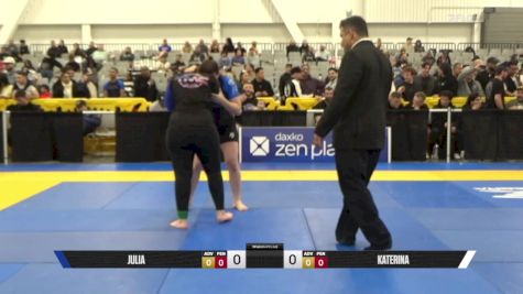 KATERINA ASIMINA KALIVITIS vs JULIA GABRIELLY FLORENCIO 2025 World IBJJF Jiu-Jitsu No-Gi Championship