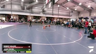 58 lbs Semifinal - Robert Walker, Fitness Fight Factory Wrestling Club vs James Michel, Global Wrestling Club