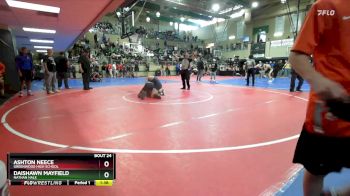 132 lbs Champ. Round 2 - Daishawn Mayfield, NATHAN HALE vs Ashton Neece, Greenwood High School