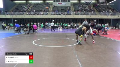 118 lbs Quarterfinal - Haji Saccoh, Newark vs Jeremiah Young, Lusby