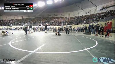 61 lbs 5th Place - Leland Riley, Midwest City Bombers Youth Wrestling Club vs Andrew Johnson, Pitbull Wrestling Academy