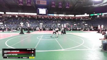 154 lbs 5th Place Match - Keegen Andrews, MVL1 vs Graham Moyer, PROA