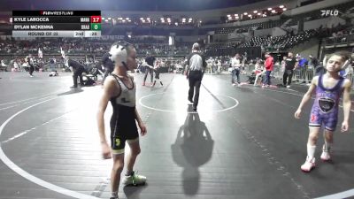 55 lbs Round Of 32 - Pj Woods, Bitetto Trained Wrestling vs Carter Walker, The Lab WC