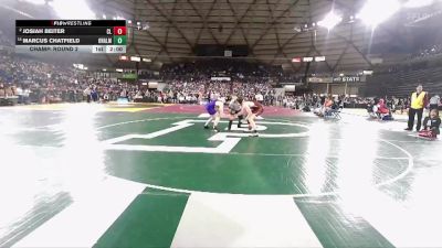 Boys 1B/2B 175 Champ. Round 2 - Marcus Chatfield, Onalaska vs Josiah Beiter, Cle Elum