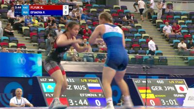 69 kg 1/8 Final - Khadisha Flyuk, Kazakhstan vs Polina Efimova, Russia