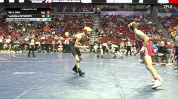 2A-150 lbs Quarterfinal - Ayden McRoberts, Sergeant Bluff-Luton vs Nile Sinn, Williamsburg