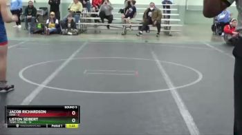 88 lbs Round 5 (8 Team) - Liston Seibert, Terps Xtreme vs Jacob Richardson, Edge