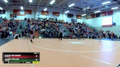 190 lbs 1st Place Match - Justin Metheney, Rittman vs Haiden Bollini, Perkins