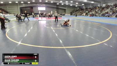 4-120 lbs Semifinal - Justin Jones, Orange County vs Shane Maguire, Dominion High School