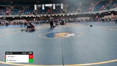 170 lbs Champ. Round 1 - Maximus Vela, Joliet Catholic Academy vs Gabriel Martinez, Richwoods