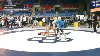 190 lbs Champ. Rd Of 16 - Jaxon Penovich, Illinois vs Kyle Gallo, Florida