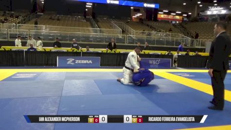 Ricardo Ferreira Evangelista vs Ian Alexander McPherson 2025 Pan Jiu Jitsu IBJJF Championship