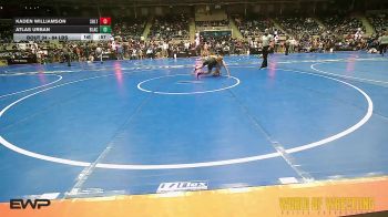 84 lbs Consi Of 32 #2 - Kaden Williamson, Sebolt Wrestling Academy vs Atlas Urban, Black Fox Academy