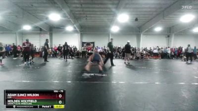 75 lbs Quarterfinal - Holden Holyfield, Legacy Elite Wrestling vs Adam (Linc) Wilson, C2X