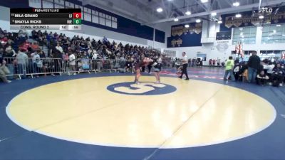145 lbs Cons. Round 2 - Mila Grano, San Jacinto vs Shayla Ricks, Buena