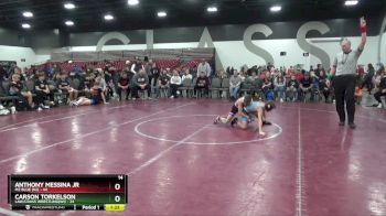 65 lbs Round 1 (8 Team) - Anthony Messina Jr, M2 Blue (NJ) vs Carson Torkelson, LAW/Crass Wrestling(WI)