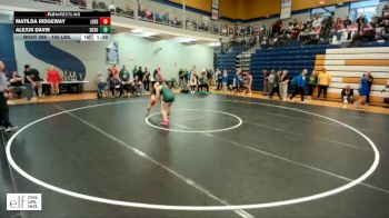 155 lbs. Champ. Round 2 - Matilda Ridgeway, Lindbergh vs Alexis Davis, DeSoto