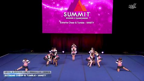 Extreme Cheer & Tumble - VANITY [2026 L2 Senior - D2 - Small - A Semis] 2026 The D2 Summit