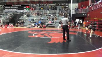 100 lbs Quarterfinal - Kaylee McCreery, Davenport vs Brooke Walrath, Linn-Mar