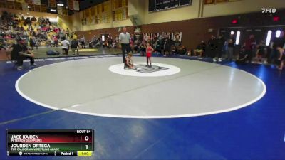 45 lbs Semifinal - Jace Kaiden, Peterson Grapplers vs Jourden Ortega, TUF California Wrestling Acade