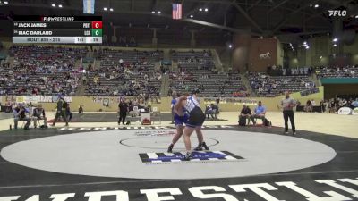 215 lbs Cons. Semi - Mac Darland, Lexington Christian vs Jack James, Paducah Tilghman