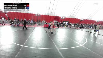 138 lbs Quarterfinal - Rafe Henrickson, Freedom Wrestling Club vs Michael Ciancio, Aviators Wrestling