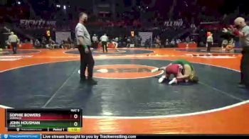 1 lbs Cons. Round 1 - Sophie Bowers, Vandalia vs John Housman, Coal City