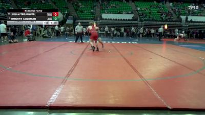 7A 215 lbs Champ. Round 1 - Timothy Coleman, James Clemens HS vs Logan Treadwell, Thompson HS