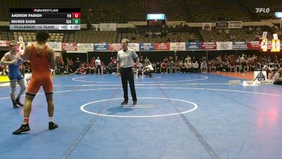 157 lbs Placement (16 Team) - Moses Eads, Glenville State University vs Andrew Parish, Findlay