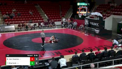 141 lbs Finals (2 Team) - Tyson Sherlock, Davidson vs Brennan Van Hoecke, Little Rock