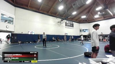 174 lbs Cons. Semi - Justin Phillips, Unattached vs Graham Gambrall, Oregon State