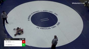 92 lbs Consy Semi - B Rd 7 G Rd 4 - Will Detar, Cumberland Valley vs Tyler Conroy, WC Henderson