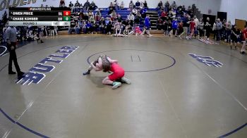 84-89 lbs Round 1 - Owen Price, Baldwin vs Chase Kohser, Quest