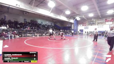 175 lbs Semifinal - Daniel Frailey, Trabuco Hills vs Gabriel Barragan, West Valley