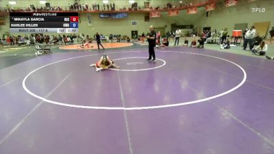 117 A Champ. Round 2 - Mikayla Garcia, North Central (IL) vs Harlee Hiller, Iowa