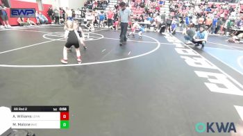 46-49 lbs Rr Rnd 2 - Ashtyn Williams, Locust Grove Youth Wrestling vs Maisyn Malone, Bartlesville Wrestling Club