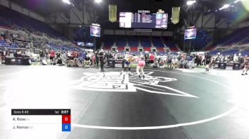 117 lbs Cons 8 #2 - Ava Rose, New Jersey vs Jackeline Ramos, New Jersey