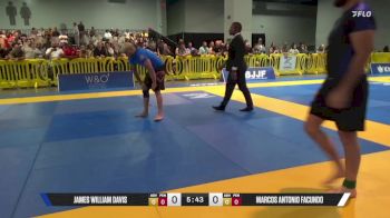 Marcos Antonio Facundo vs James William Davis 2025 American National IBJJF Jiu-Jitsu Open Championship