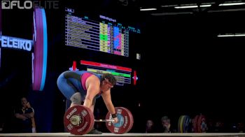 Sarah Robles (USA, +90) Wins Gold At 2017 Worlds In The Snatch With This 126kg Lift