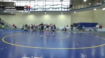 207 lbs 1st Place Match - Alyson Krum, Hawkeye Community College vs Audre Herron, Iowa Western Community College