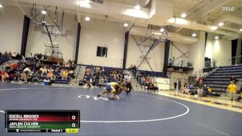 285 lbs Quarterfinal - Excell Brooks, Marian University (IN) vs Jaylen Culver, Siena Heights University