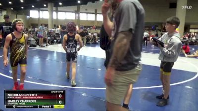 70 lbs Cons. Semi - Harley Charroin, Grappling House vs Nicholas Griffith, North DeSoto Wrestling Academy