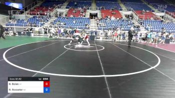 127 lbs Cons 32 #2 - Bella Bolek, Wisconsin vs Regan Rosseter, Nebraska